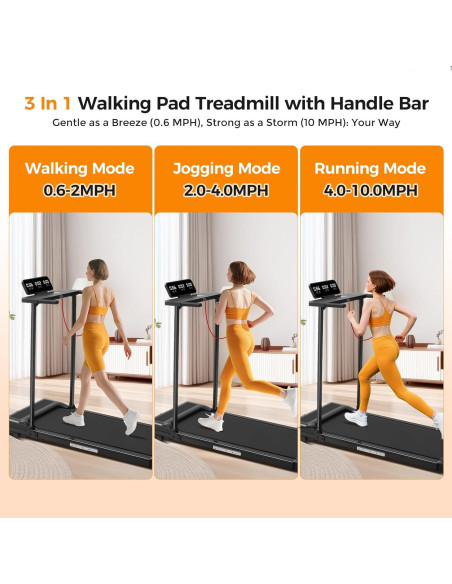 Caminadora Plegable Potupus SD-380AM Pro MaX 3.5HP 400LBS