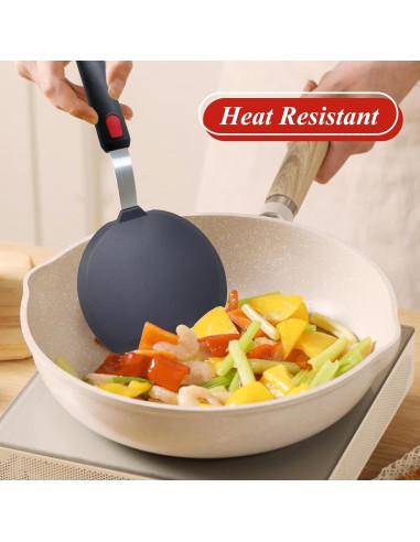 Juego de Espátulas de Silicona EJOEXQU 2 Piezas Resistente Calor