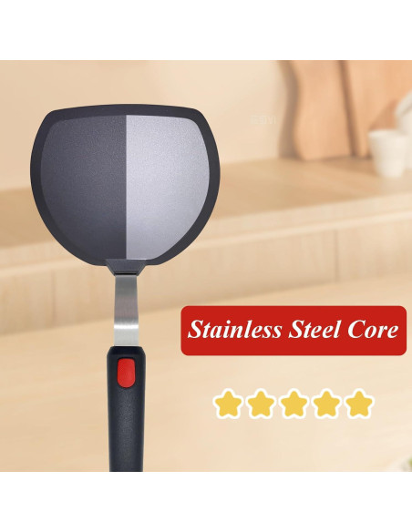 Juego de Espátulas de Silicona EJOEXQU 2 Piezas Resistente Calor