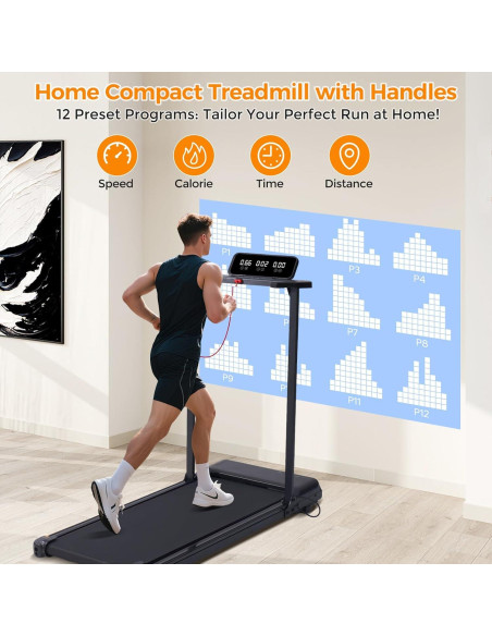 Caminadora Plegable Potupus SD-380AM Pro MaX 3.5HP 400LBS