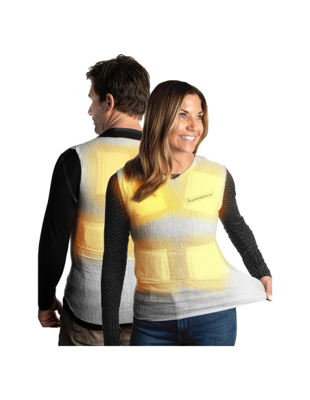 Camisa Calentada UnderWarmer Unisex X-Large Blanca 12 Horas