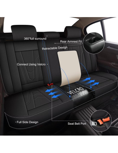 Fundas de Asiento Nissan Juke 2011-2017 JIAMAOXIN 5 Asientos