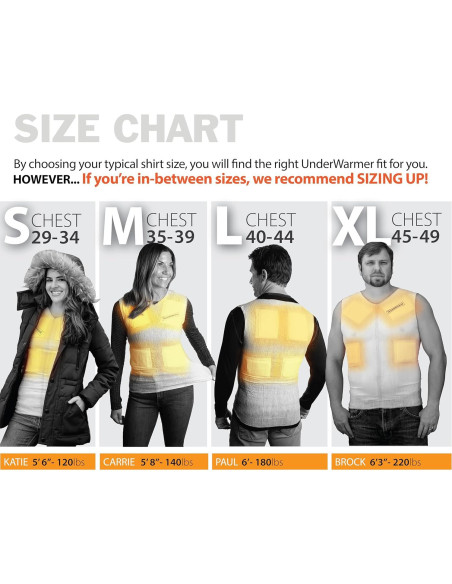 Camisa Calentada UnderWarmer Unisex X-Large Blanca 12 Horas