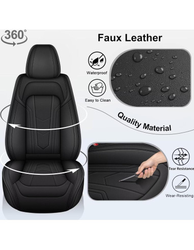Fundas de Asiento Nissan Juke 2011-2017 JIAMAOXIN 5 Asientos