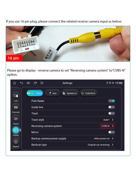 Adaptador de Cable de Alimentación Joying TU-CAN-N para Toyota