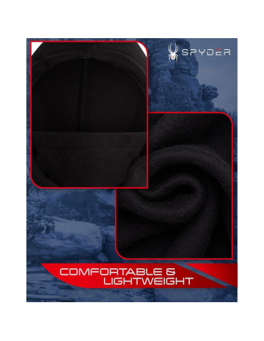 Balaclava Spyder para Hombres - Máscara Térmica de Forro Polar