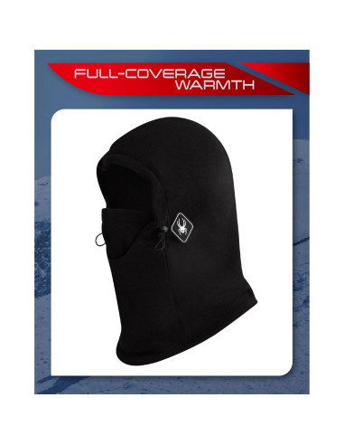 Balaclava Spyder para Hombres - Máscara Térmica de Forro Polar