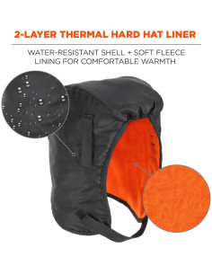 Forro Térmico de Casco Ergodyne N-Ferno 6840 Negro 2