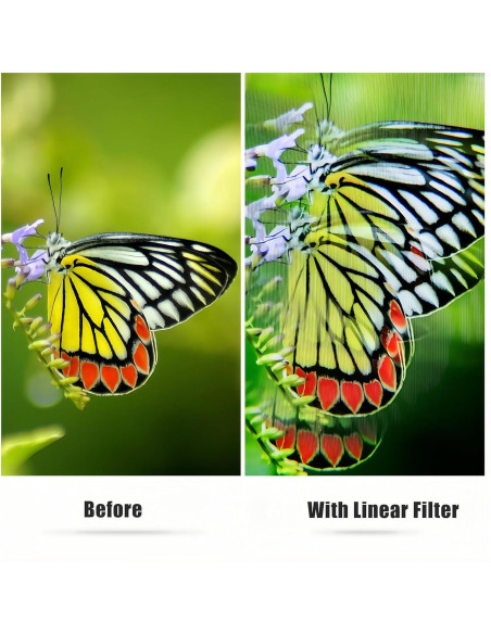 Filtro Prisma Lineal GREEN.L 77mm Vidrio Óptico Efectos