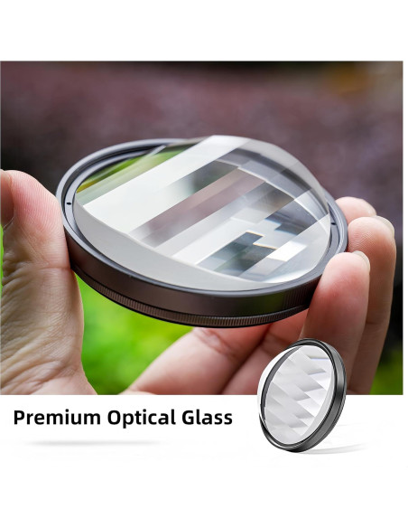 Filtro Prisma Lineal GREEN.L 77mm Vidrio Óptico Efectos