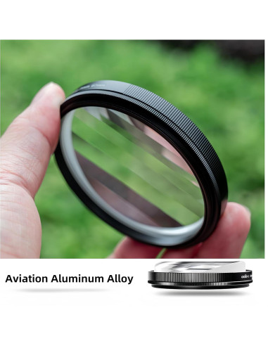 Filtro Prisma Lineal GREEN.L 77mm Vidrio Óptico Efectos