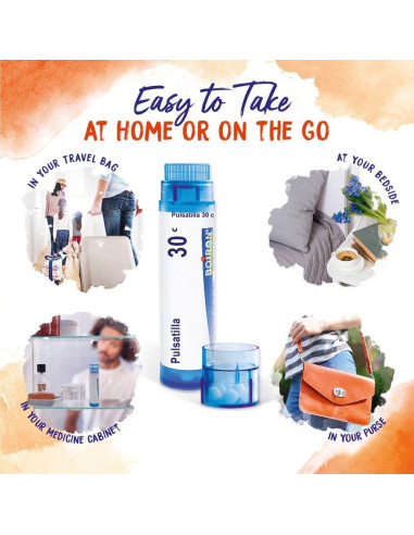 Boiron Pulsatilla 30C Homeopatía para Resfriados - 80 Gránulos
