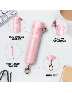 Aerosol de Pimienta Guard Dog Security Packin' Heat 14.79ml Rosa 2