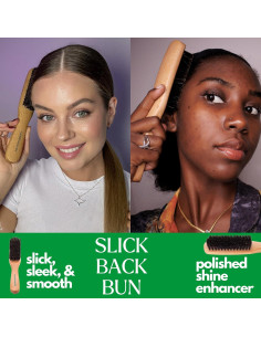 Cepillo de Cerda de Jabalí GranNaturals - Alisador Suave para Cabello 2