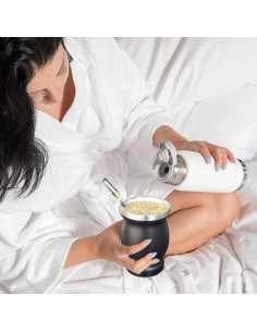 Conjunto de Tazas de Yerba Mate Beruth 240ml Acero Inoxidable 2