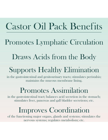 Paquete Desechable de Aceite de Ricino Baar Pequeño 43x61cm