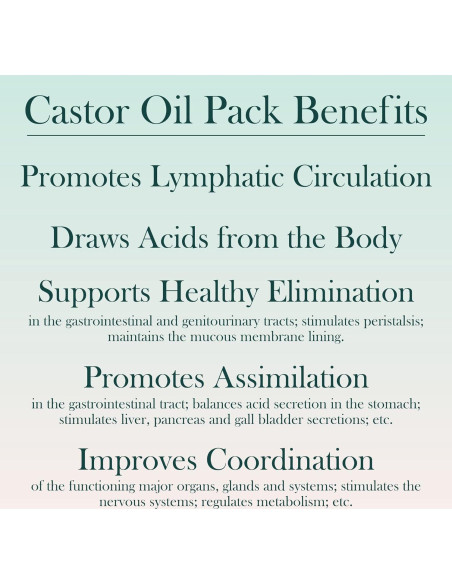 Paquete Desechable de Aceite de Ricino Baar Pequeño 43x61cm