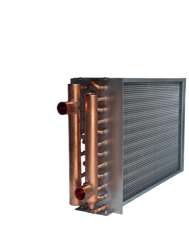 Intercambiador de Calor Agua a Aire 30.48x30.48 cm Cobre