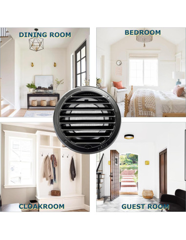 Rejilla de Aire Plana 10 cm ZingZing Acero Inoxidable 304