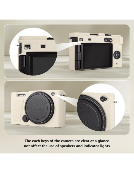 Funda de Silicona MUZIRI KINOKOO para Cámara Panasonic Lumix S9