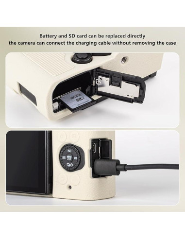 Funda de Silicona MUZIRI KINOKOO para Cámara Panasonic Lumix S9