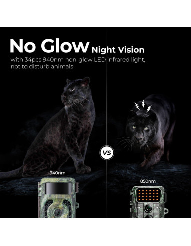 Cámara de Sendero K&F Concept 4K 48MP con Visión Nocturna