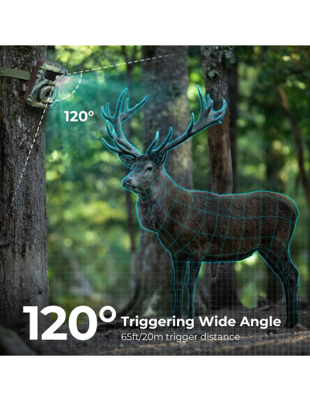 Cámara de Sendero K&F Concept 4K 48MP con Visión Nocturna