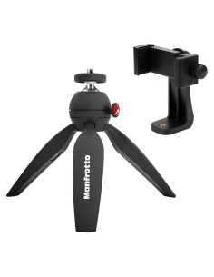 Mini Trípode Manfrotto MTPIXI-B para Cámaras y Smartphone