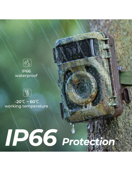 Cámara de Sendero K&F Concept 4K 48MP con Visión Nocturna