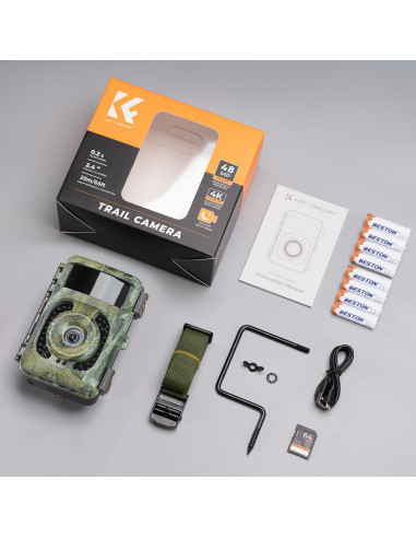 Cámara de Sendero K&F Concept 4K 48MP con Visión Nocturna