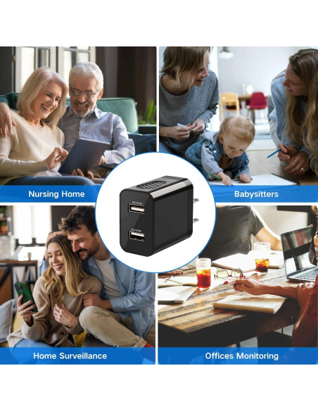 Cámara Nanny Wifi 1080P Recsentry - Cargador Oculto 90