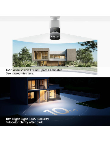 Cámara de Seguridad Inalámbrica Xiaomi BW500 2.5K IP67