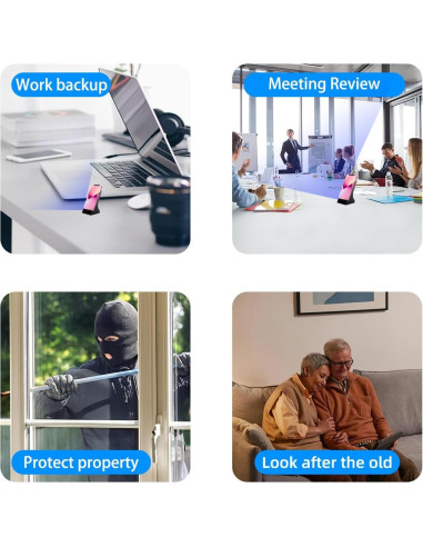 Cargador de Cámara Oculta LIZVIE con Visión Nocturna 1080P