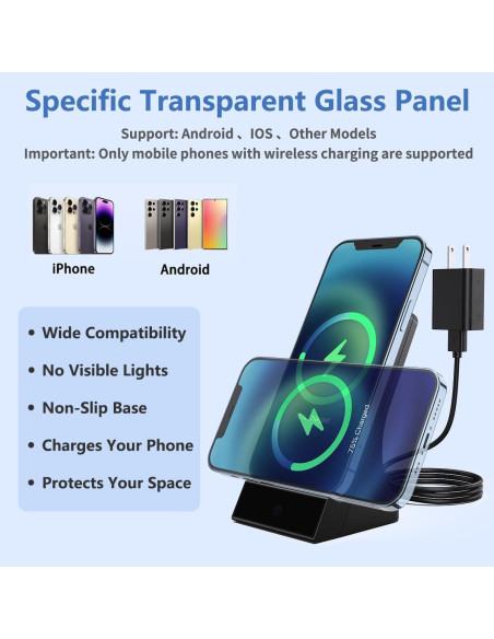 Cargador de Cámara Oculta LIZVIE con Visión Nocturna 1080P