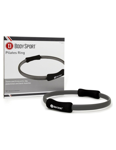 Anillo de Pilates Body Sport 35.56 cm con Agarre de Espuma