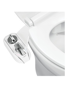 Bidet LUXE NEO 320 Plus - Agua Caliente, Doble Boquilla, Cromo