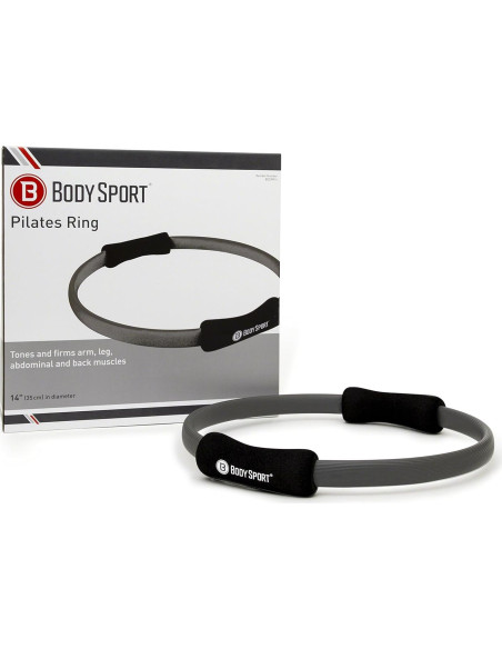 Anillo de Pilates Body Sport 35.56 cm con Agarre de Espuma