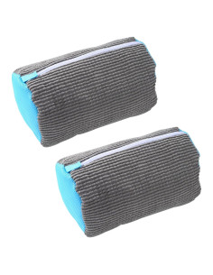 Bolsa para Lavar Zapatos Genérico 2 Piezas Gris Reutilizables