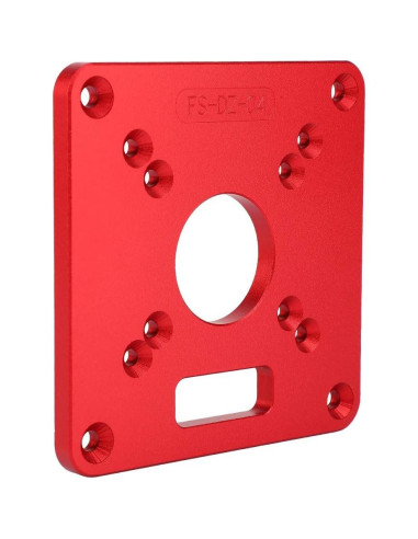Placa de Inserción para Mesa de Router Eujgoov Aluminio 120x120mm