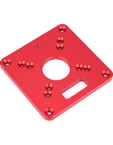 Placa de Inserción para Mesa de Router Eujgoov Aluminio 120x120mm