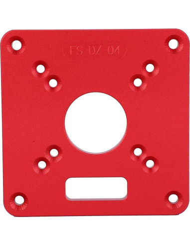 Placa de Inserción para Mesa de Router Eujgoov Aluminio 120x120mm