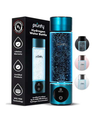 Generador de Agua de Hidrógeno Piurify - 4100+ PPB - Portátil