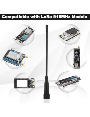 Antena de Pala 10dBi Kaunosta 17cm LoRa 915MHz SMA Macho