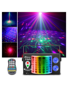 Luces de Fiesta Disco 3-en-1 LED Huizhou MTD-D10 Control Sonido
