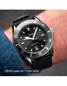 Reloj de buceo Vaer DS2 Quartz 39mm 15ATM con correas 2