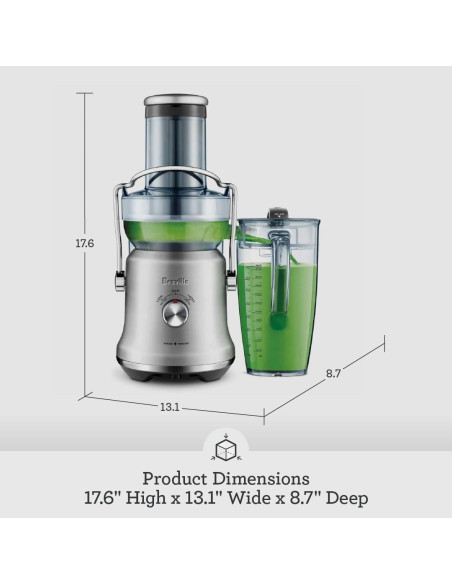 Exprimidor Breville BJE530BSS Fuente de Jugo Fría Plus 2.07L