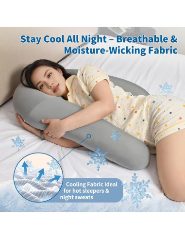 Almohada de Cuerpo Completo Pozico WarmHug - Ergonomía y Confort