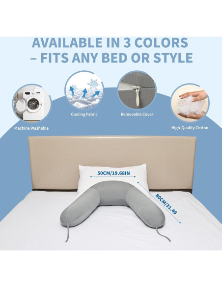 Almohada de Cuerpo Completo Pozico WarmHug - Ergonomía y Confort