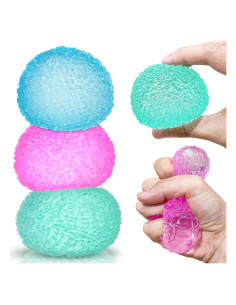 3 Piezas Pelotas Antiestrés Texturizadas XPQKDC 5.84cm