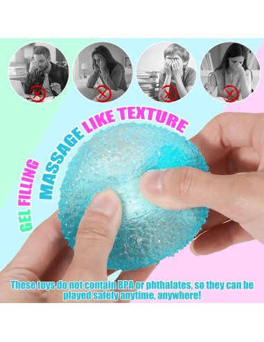 3 Piezas Pelotas Antiestrés Texturizadas XPQKDC 5.84cm